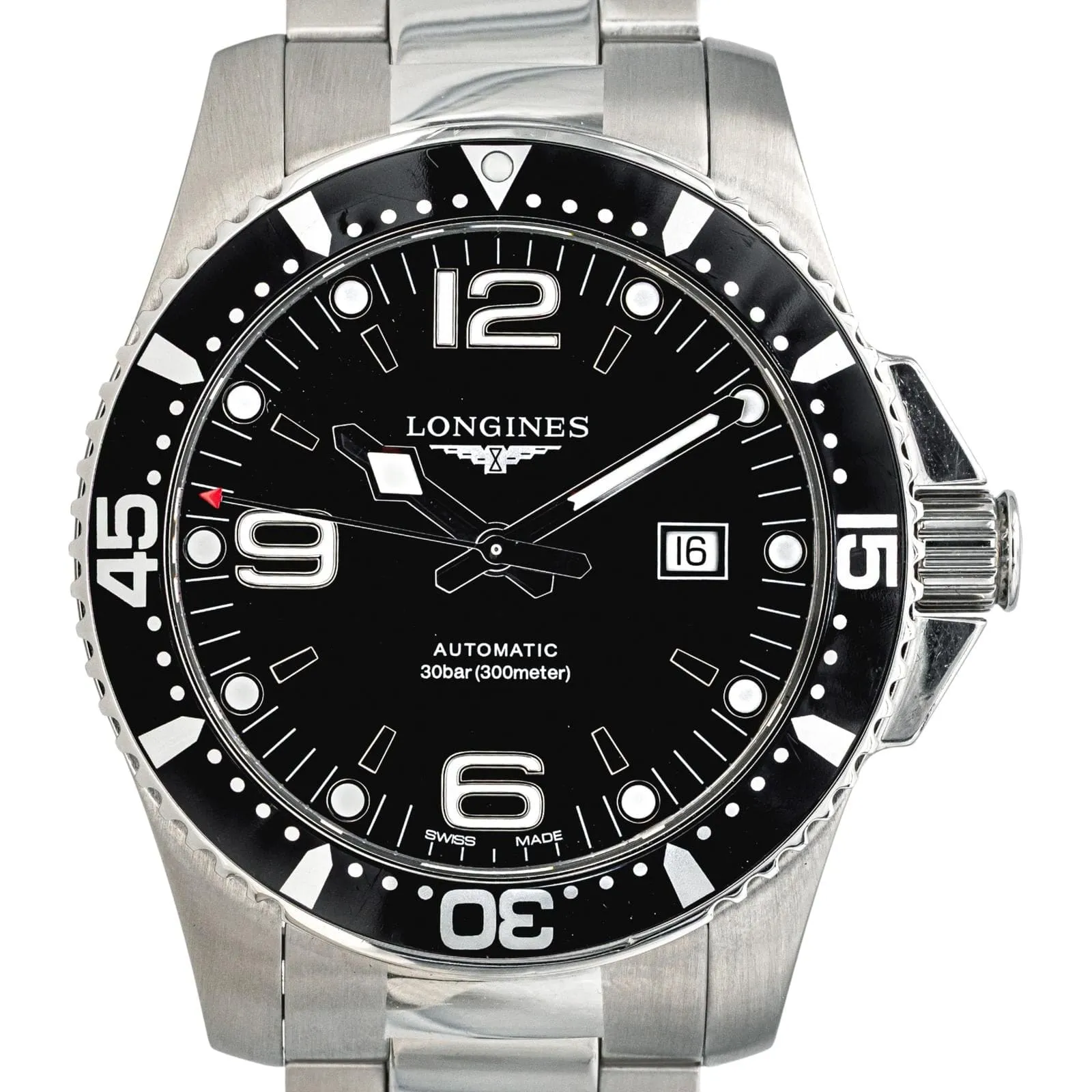 Longines HydroConquest - Montre en acier, cadran noir, 43 mm sold by 58 Facettes product image thumbnail 5
