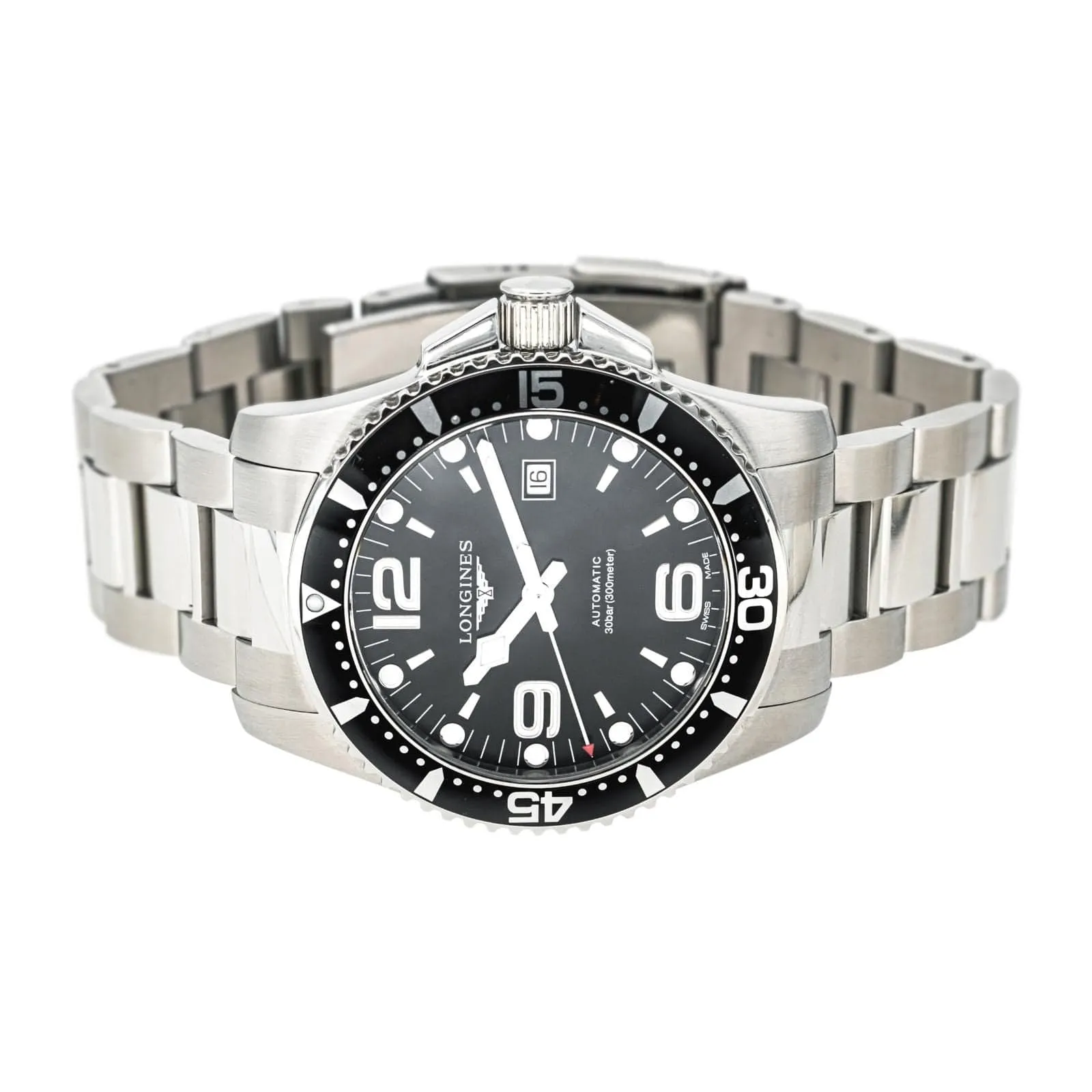 Longines HydroConquest - Montre en acier, cadran noir, 43 mm sold by 58 Facettes product image thumbnail 3