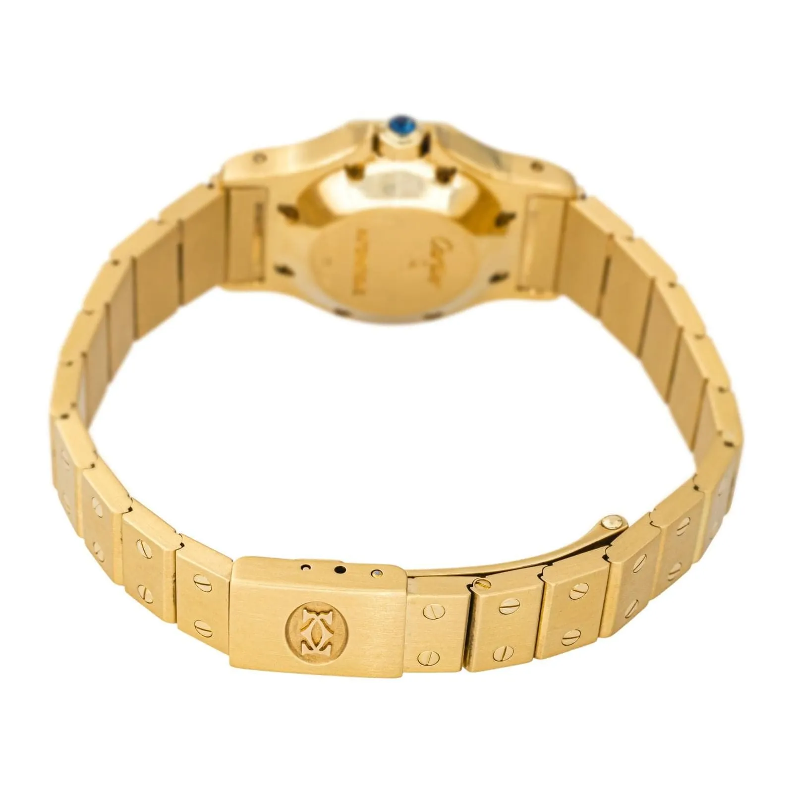 Cartier Santos - Montre octogonale en or jaune 18 carats sold by 58 Facettes product image thumbnail 4