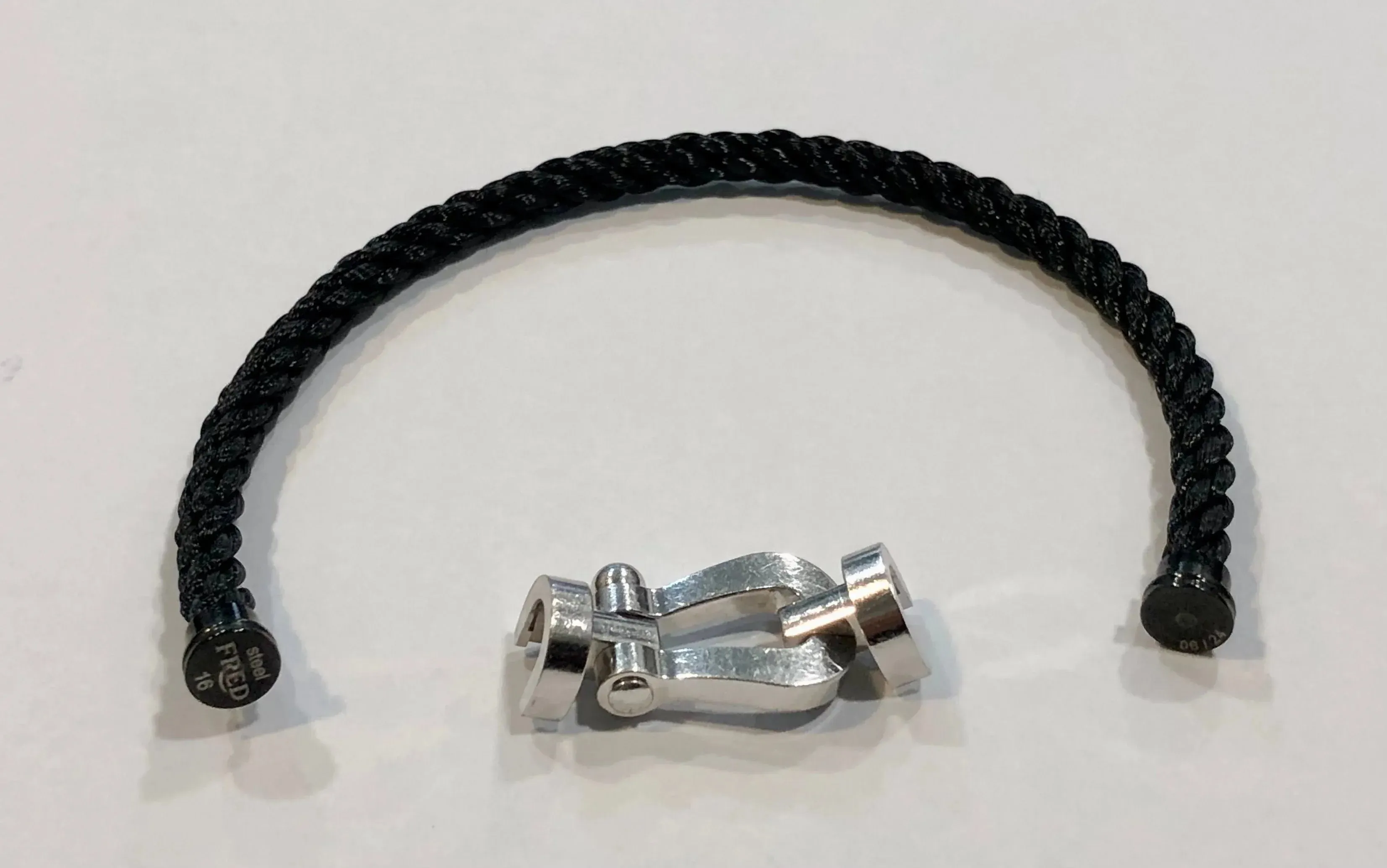 FRED - Bracelet Force 10 or blanc et acier sold by 58 Facettes product image thumbnail 5