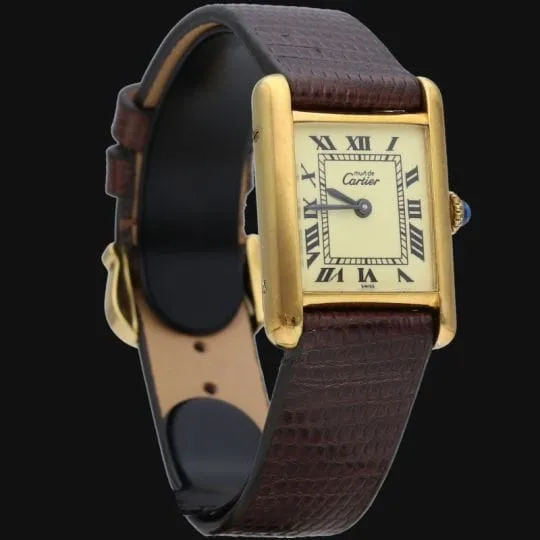 Cartier Montre Tank Vermeil sold by 58 Facettes product image thumbnail 5