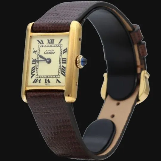 Cartier Montre Tank Vermeil sold by 58 Facettes product image thumbnail 2