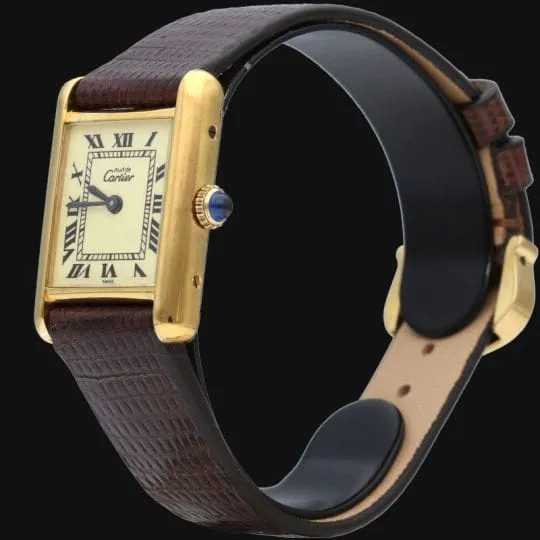 Cartier Montre Tank Vermeil sold by 58 Facettes product image thumbnail 3