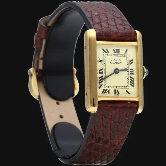 Cartier Montre Tank Vermeil sold by 58 Facettes product image thumbnail 5