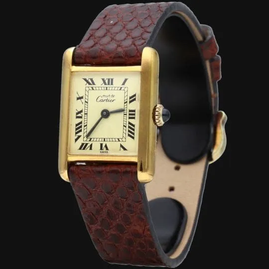 Cartier Montre Tank Vermeil sold by 58 Facettes product image thumbnail 2