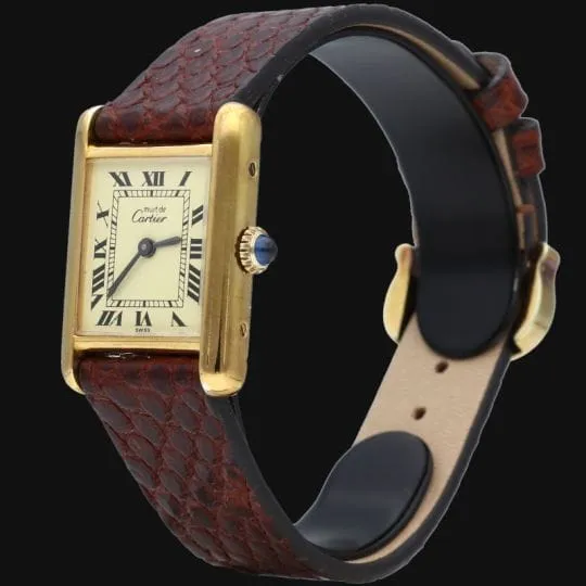 Cartier Montre Tank Vermeil sold by 58 Facettes product image thumbnail 3