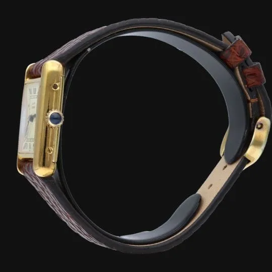 Cartier Montre Tank Vermeil sold by 58 Facettes product image thumbnail 4