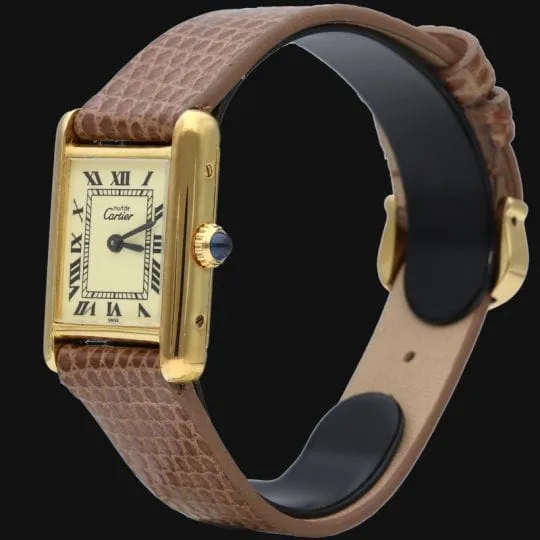Cartier Montre Tank Vermeil sold by 58 Facettes product image thumbnail 3