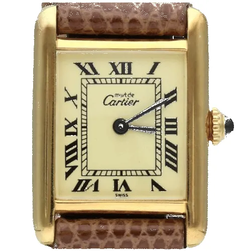 Cartier Montre Tank Vermeil sold by 58 Facettes