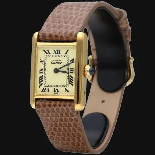 Cartier Montre Tank Vermeil sold by 58 Facettes product image thumbnail 2