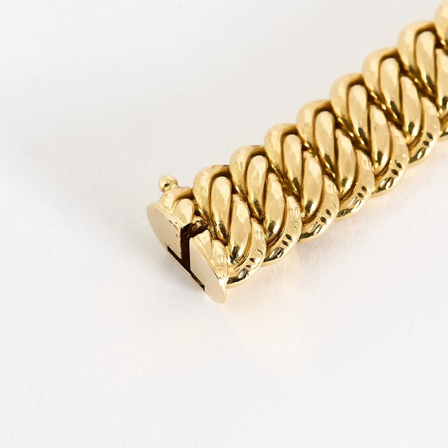 Bracelet maille Américaine en or jaune sold by 58 Facettes product image thumbnail 5