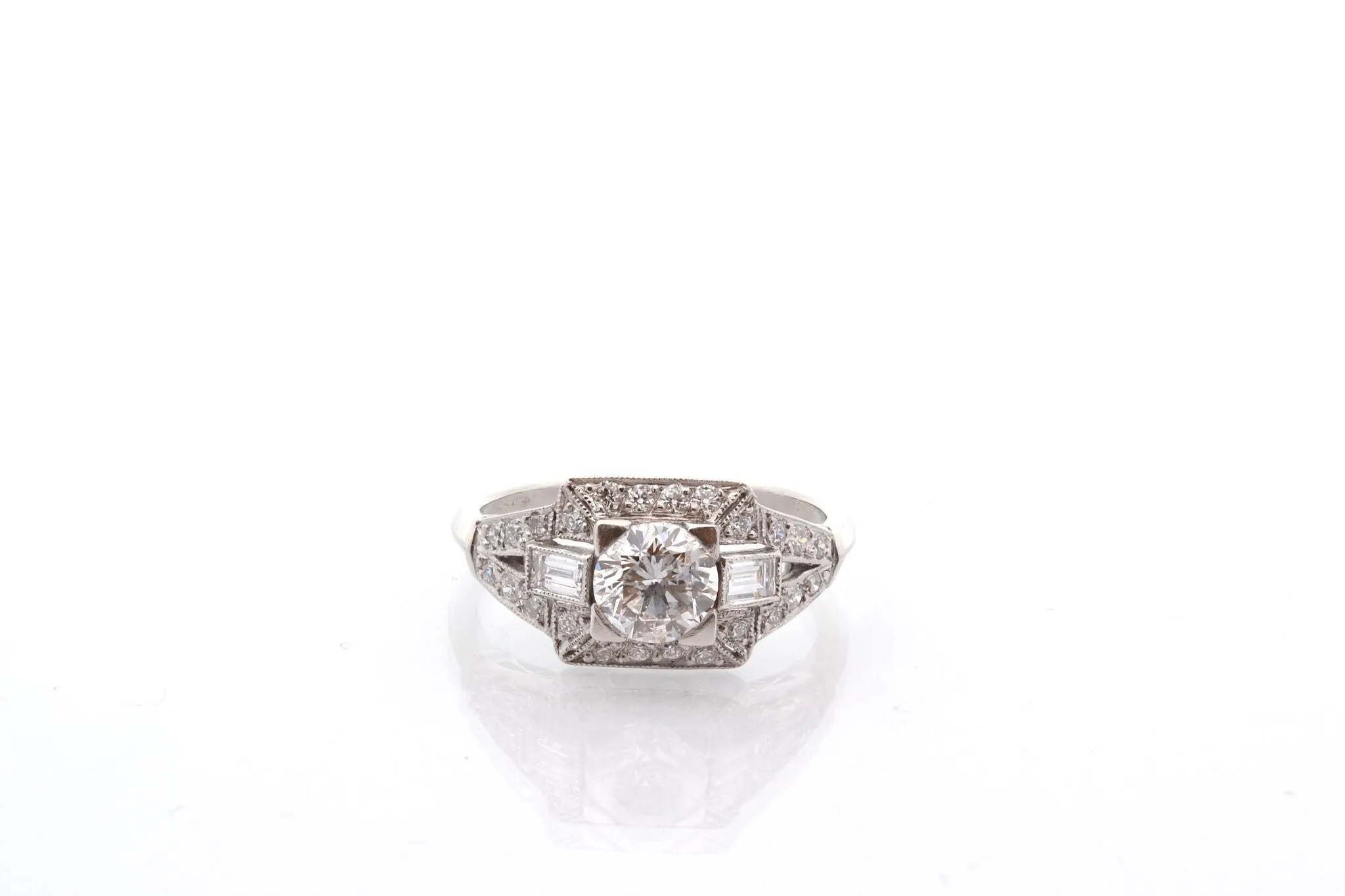 Bague art déco diamant de 0,85ct E/P1 sold by 58 Facettes product image thumbnail 2