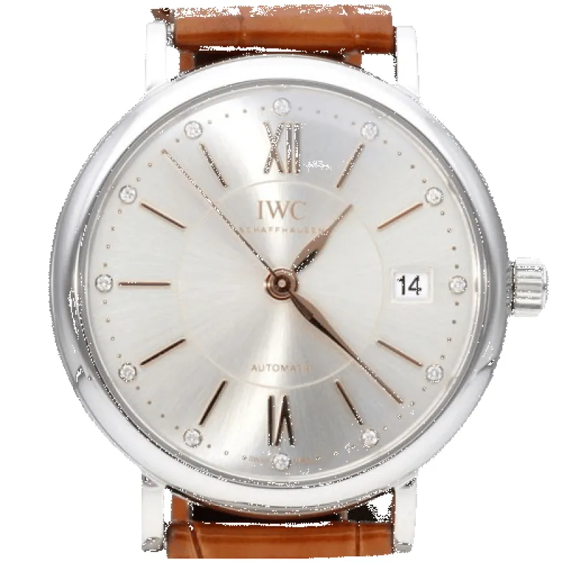 IWC Portofino - Montre automatique 37 mm en acier made by 58 Facettes