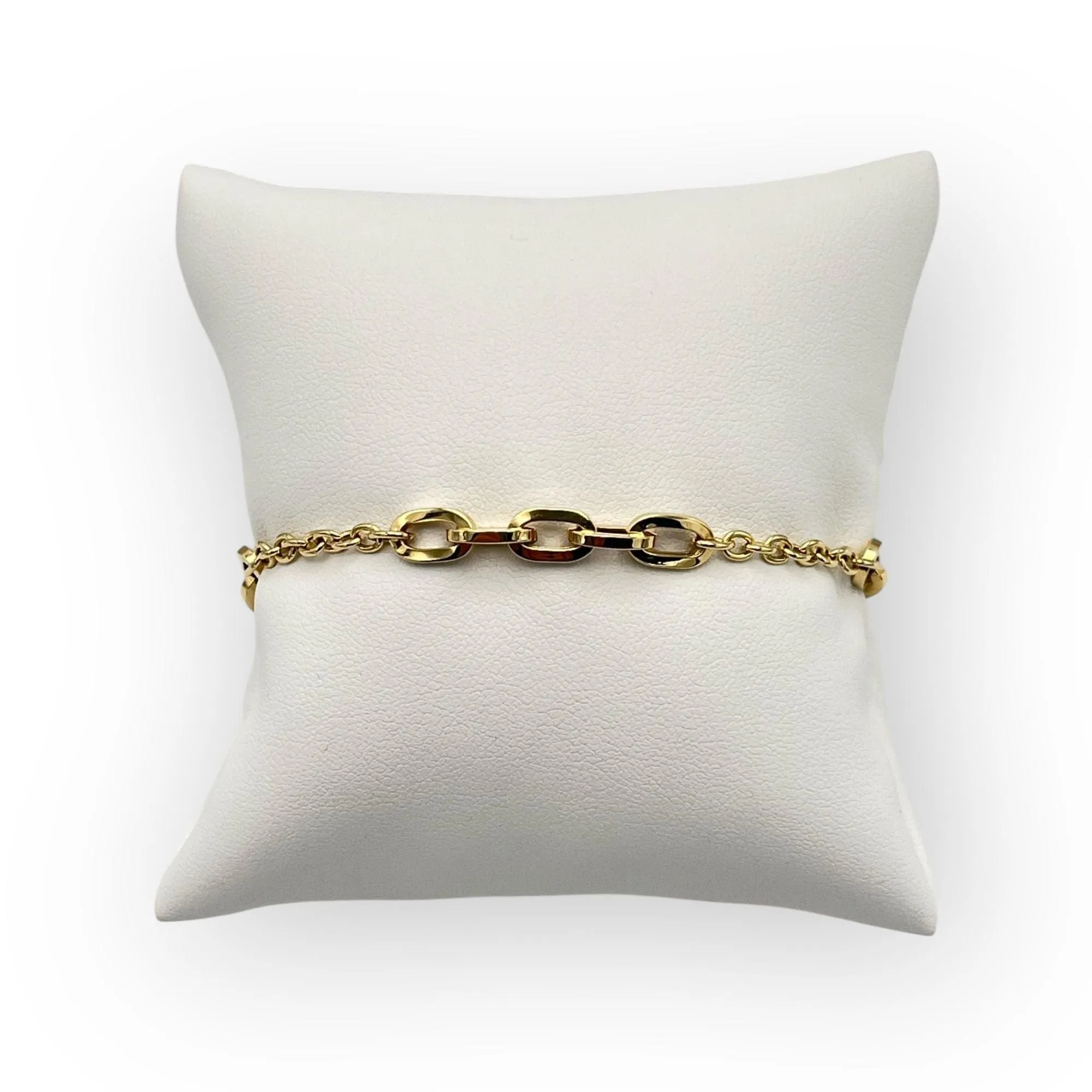 Bracelet or jaune maille alternée sold by 58 Facettes product image thumbnail 3