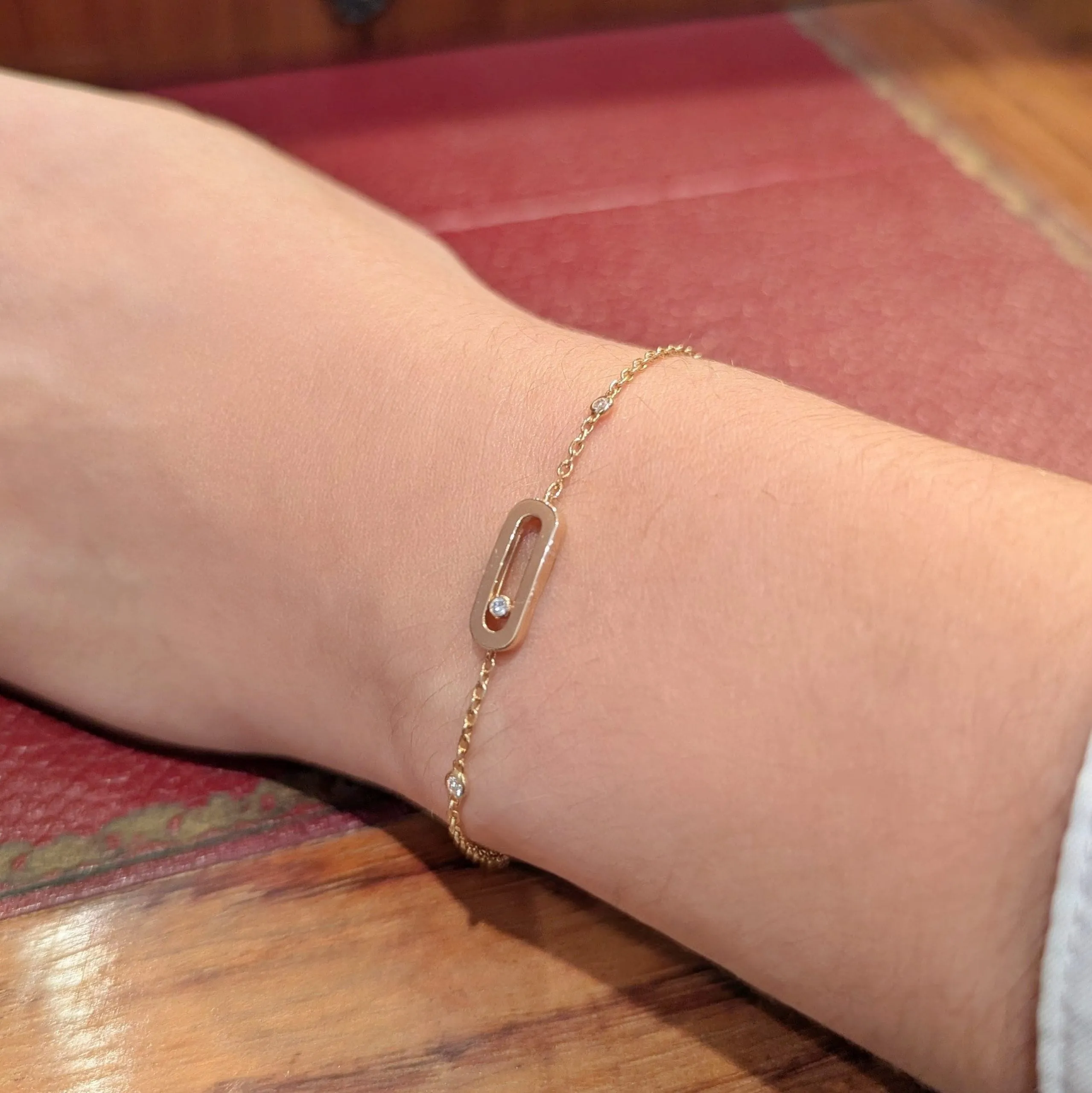 Bracelet Messika Move Classique en or rose et diamants sold by 58 Facettes product image thumbnail 2