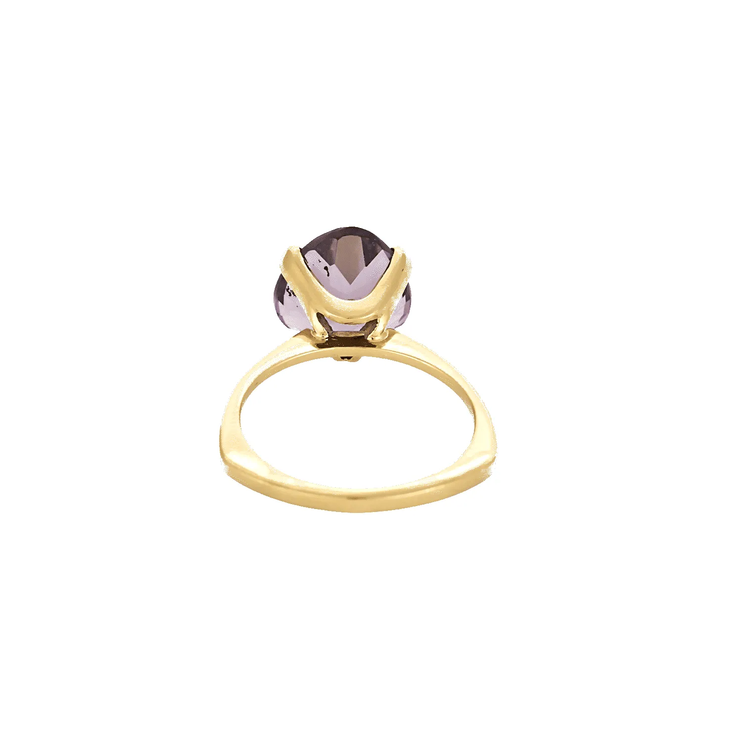 BAGUE OR JAUNE ET AMETHYSTE sold by 58 Facettes product image thumbnail 5