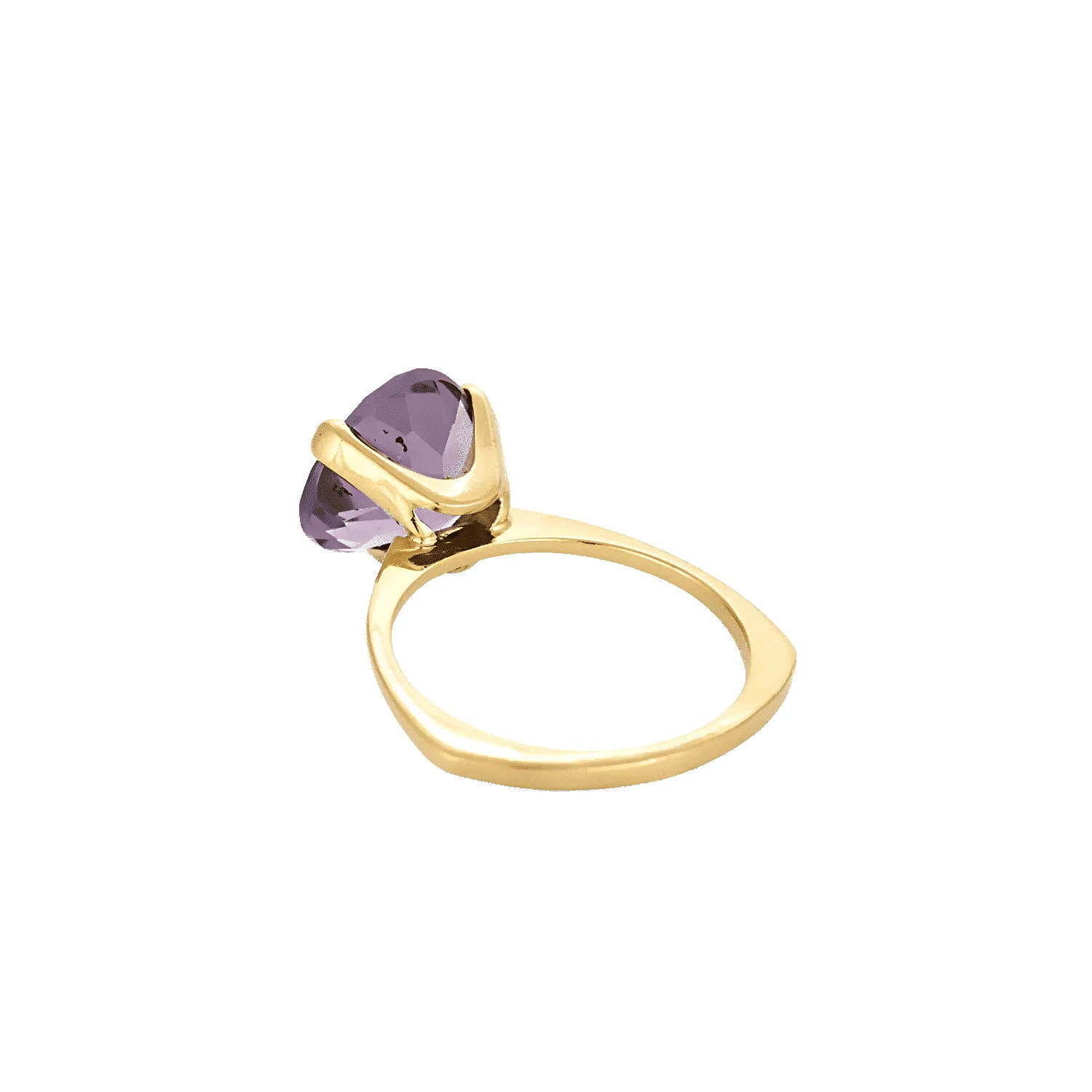 BAGUE OR JAUNE ET AMETHYSTE sold by 58 Facettes product image thumbnail 4