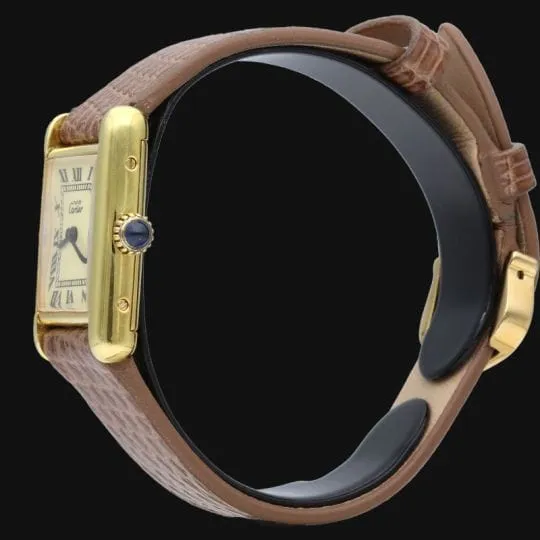 Cartier Montre Tank Vermeil sold by 58 Facettes product image thumbnail 4