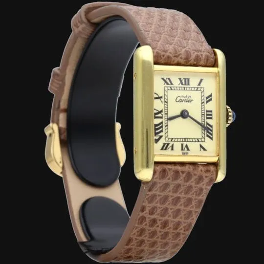 Cartier Montre Tank Vermeil sold by 58 Facettes product image thumbnail 5