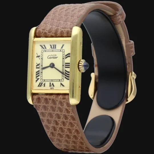 Cartier Montre Tank Vermeil sold by 58 Facettes product image thumbnail 2
