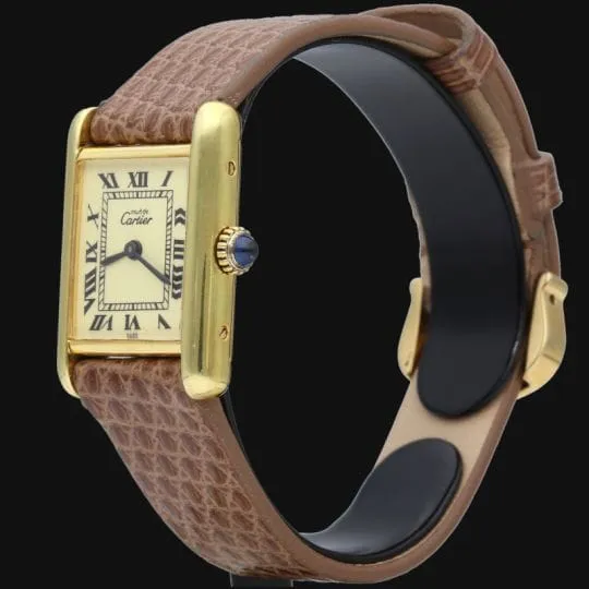 Cartier Montre Tank Vermeil sold by 58 Facettes product image thumbnail 3