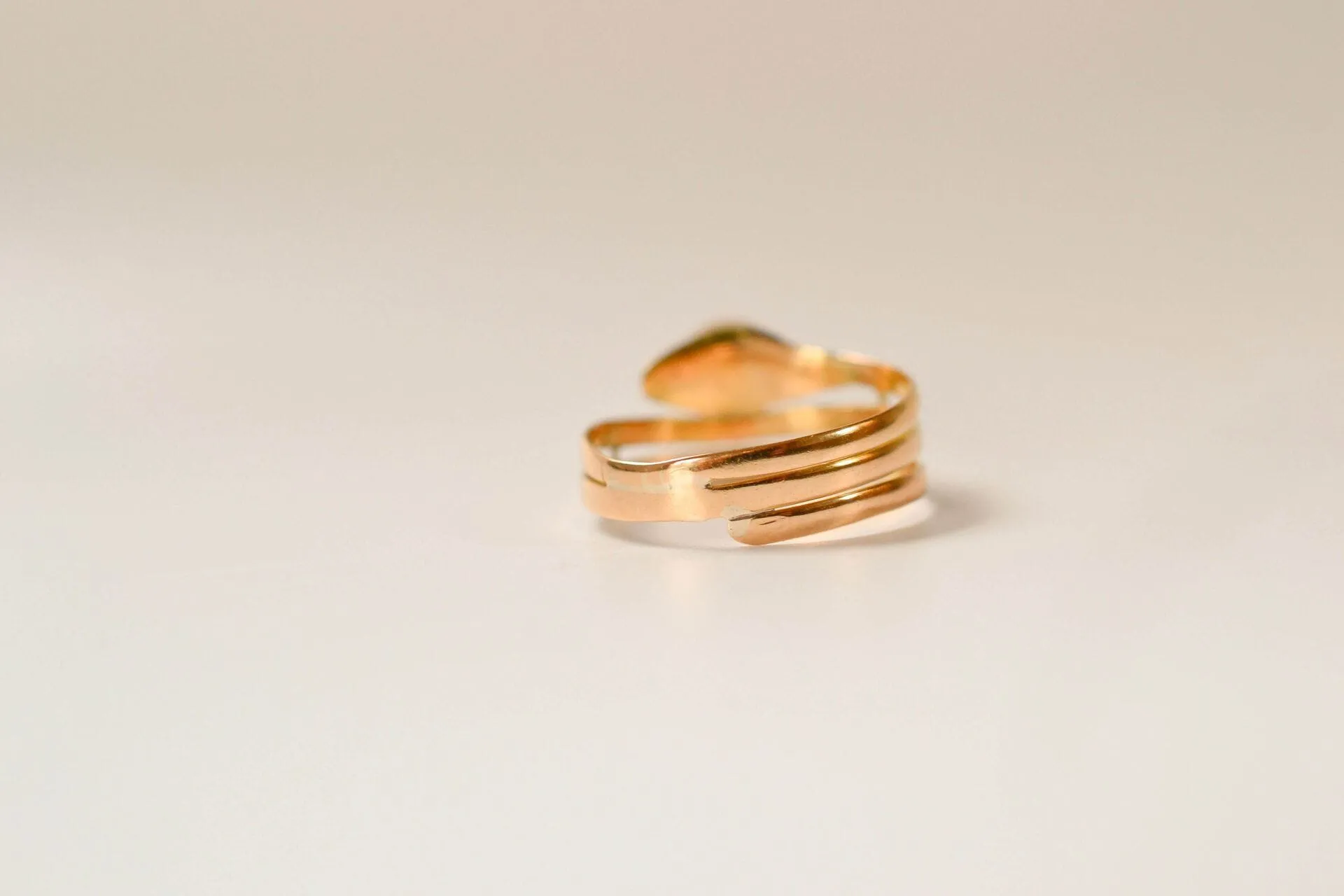 Bague Serpent Agate verte sold by 58 Facettes product image thumbnail 4