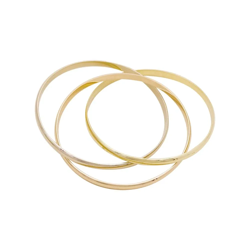 Bracelet Cartier, "Trinity", trois ors. sold by 58 Facettes product image thumbnail 2