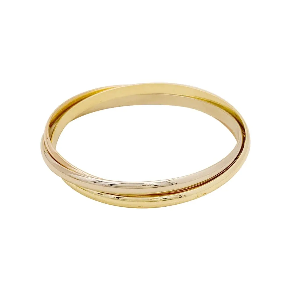 Bracelet Cartier, "Trinity", trois ors. sold by 58 Facettes product image thumbnail 3