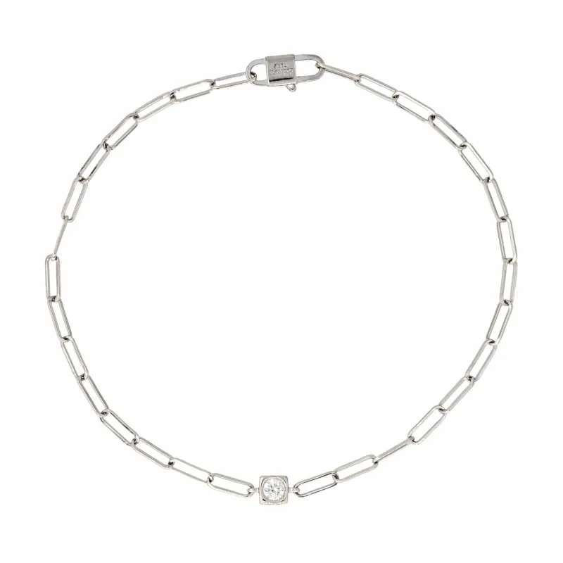 Dinh Van Bracelet Le cube Or blanc Diamant sold by 58 Facettes