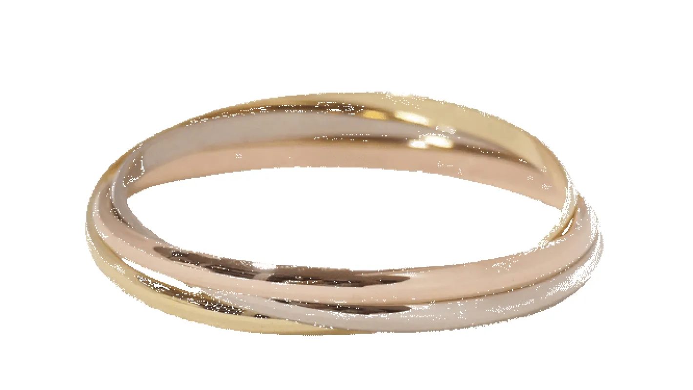 Bracelet Trinity de Cartier d'occasion trois ors sold by 58 Facettes