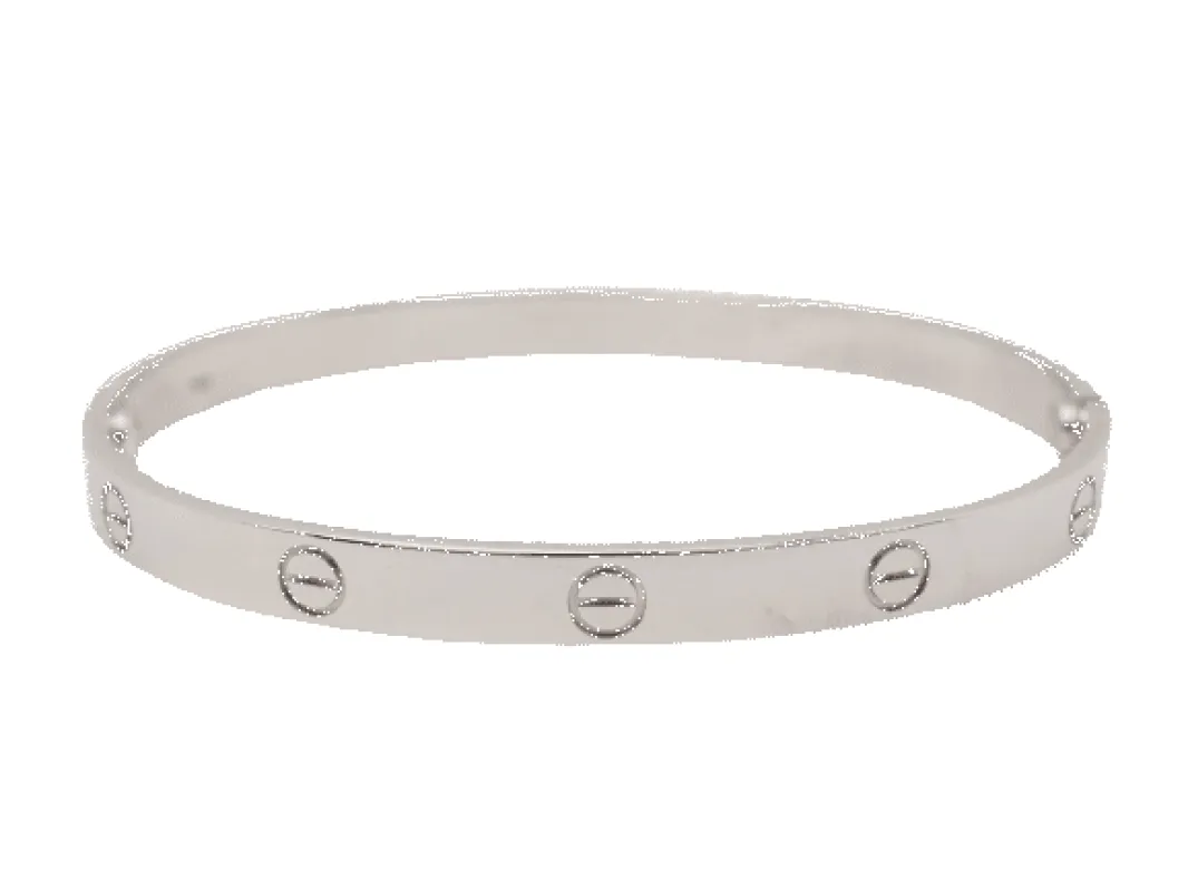 Bracelet Cartier Love en or blanc sold by 58 Facettes