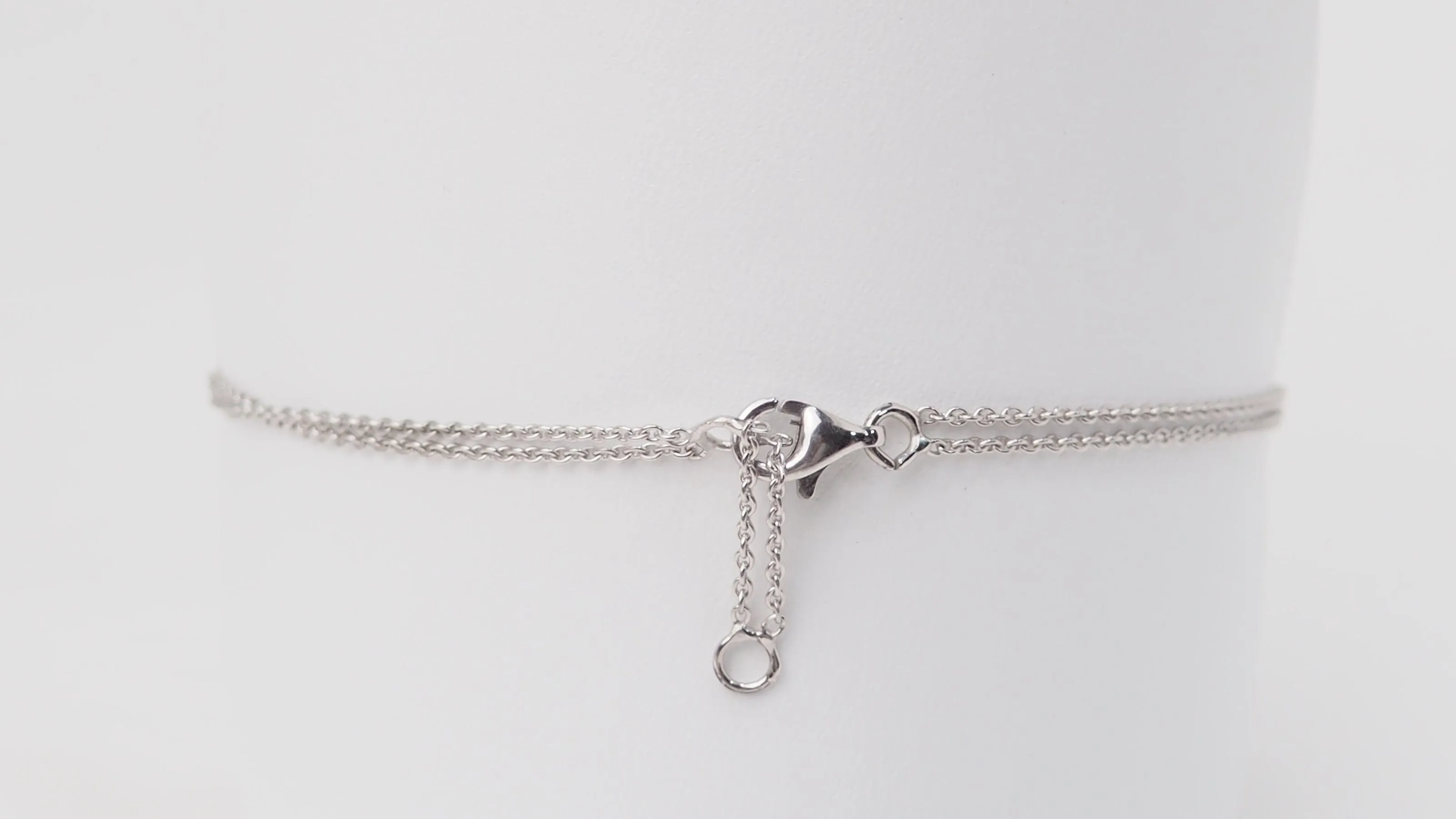 Bracelet coeur en or blanc et diamants sold by 58 Facettes product image thumbnail 4