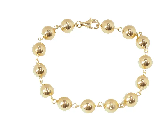 Bracelet Marseillais Boules en or jaune sold by 58 Facettes