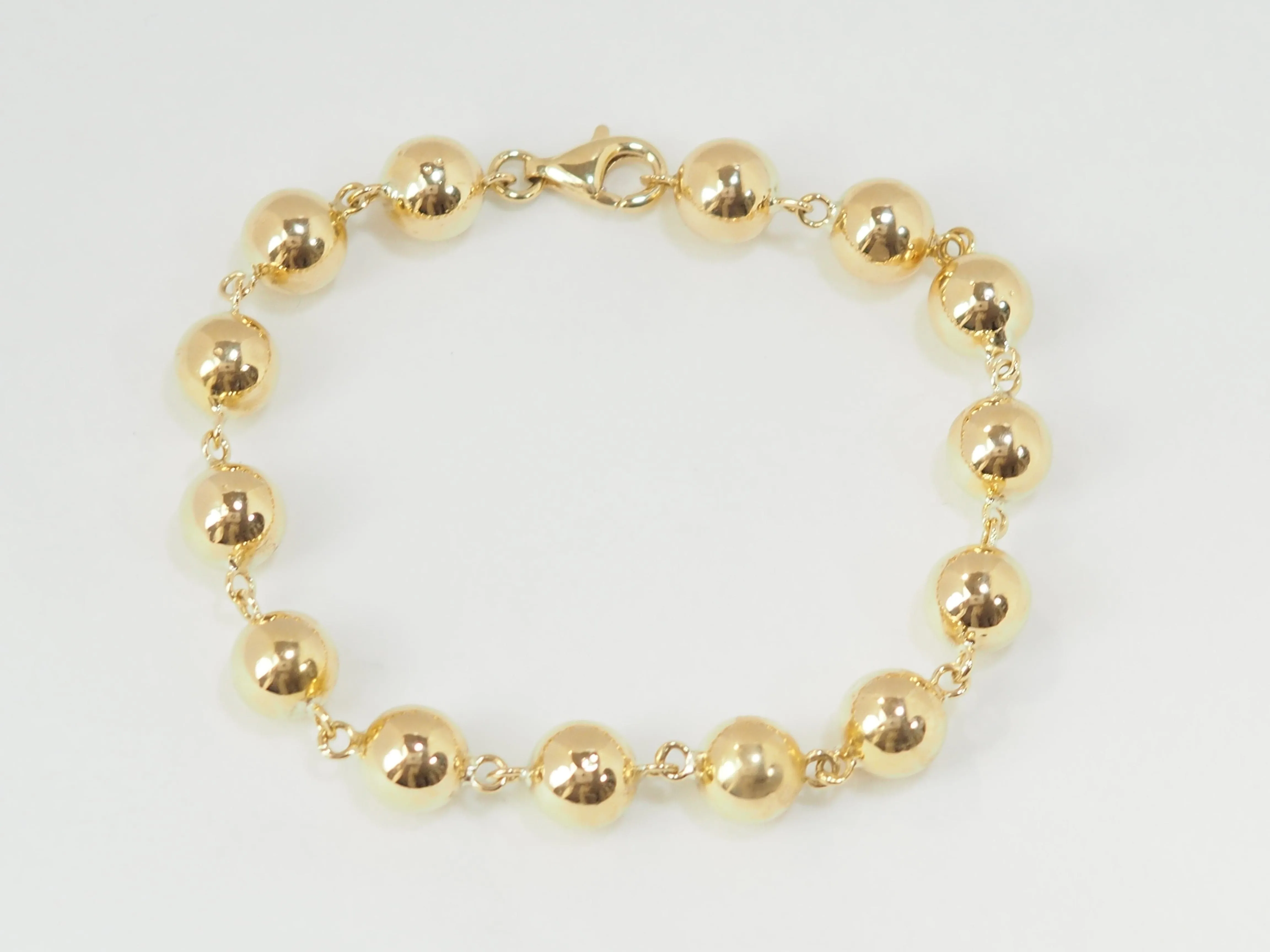 Bracelet Marseillais Boules en or jaune sold by 58 Facettes product image thumbnail 5