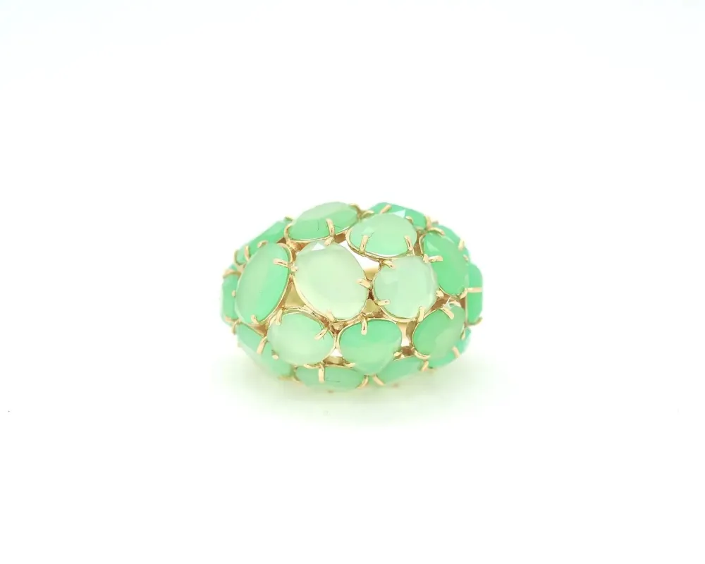 Bague de la collection Pomellato Capri avec chrysoprase sold by 58 Facettes