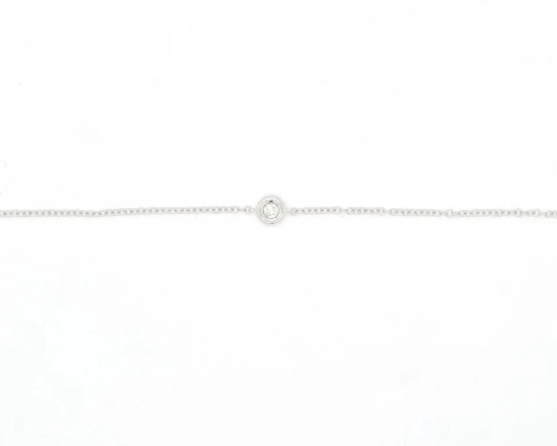 Bracelet en or blanc avec diamant de 0,05 ct sold by 58 Facettes product image thumbnail 2