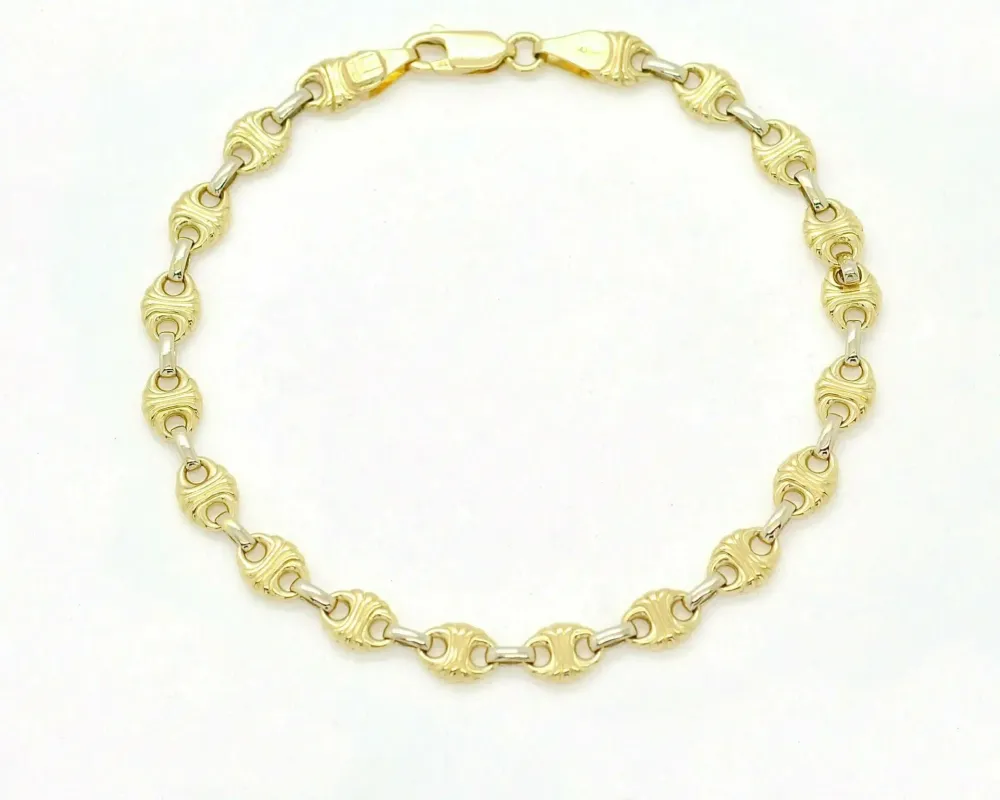 Bracelet Marco Bicego en or jaune et blanc sold by 58 Facettes