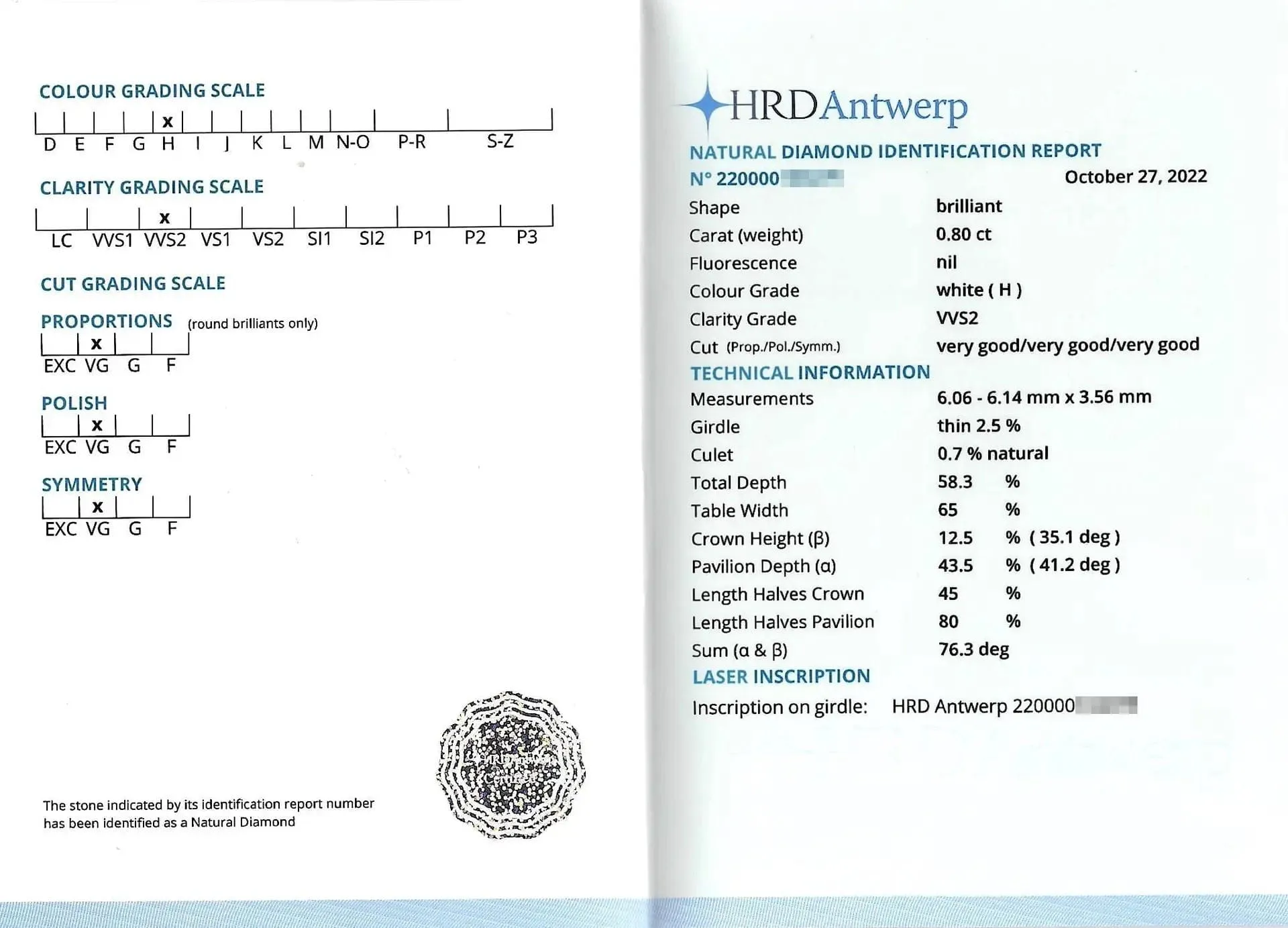 Bague solitaire - Diamant 0,80 ct en or blanc 18 carats sold by 58 Facettes product image thumbnail 4