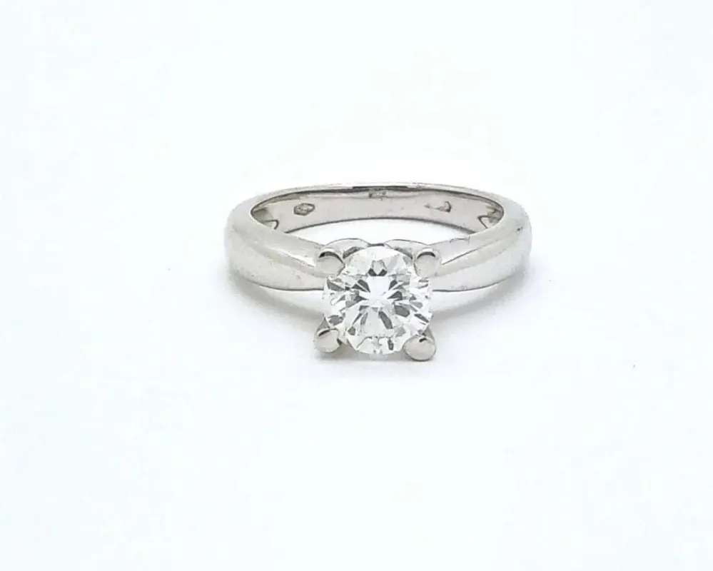 Bague solitaire de 1,028 carat avec certificat gemmologique sold by 58 Facettes