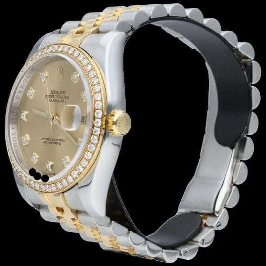 Rolex Montre Date Just Or Jaune 18K / Acier Lady sold by 58 Facettes product image thumbnail 3