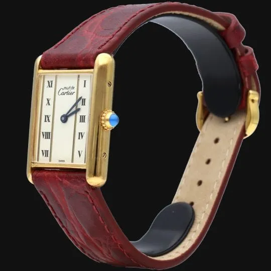 Cartier Montre Must De Cartier Vermeil sold by 58 Facettes product image thumbnail 3