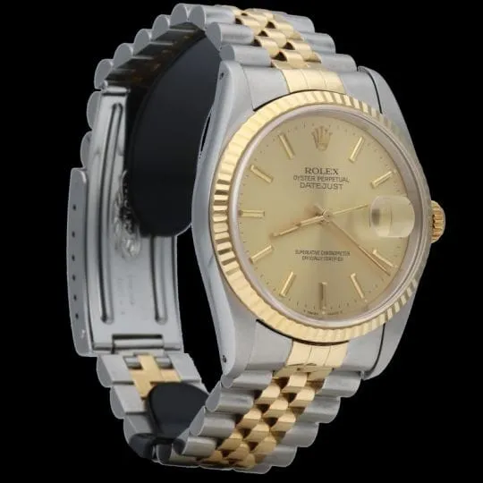 Rolex Datejust 36 - Montre automatique en or jaune et acier sold by 58 Facettes product image thumbnail 5