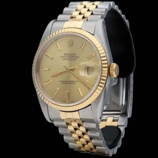 Rolex Datejust 36 - Montre automatique en or jaune et acier sold by 58 Facettes product image thumbnail 2