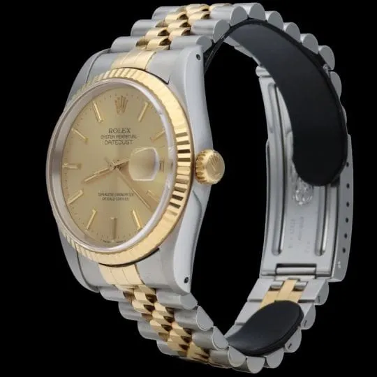 Rolex Datejust 36 - Montre automatique en or jaune et acier sold by 58 Facettes product image thumbnail 3