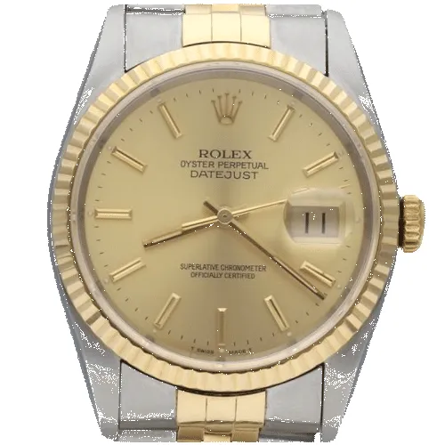 Rolex Datejust 36 - Montre automatique en or jaune et acier sold by 58 Facettes