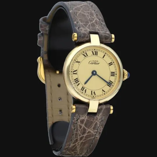 Cartier Montre Must De Cartier Vermeil sold by 58 Facettes product image thumbnail 5