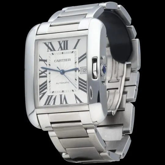 Cartier Tank Anglaise XL - Montre homme automatique en acier sold by 58 Facettes product image thumbnail 2