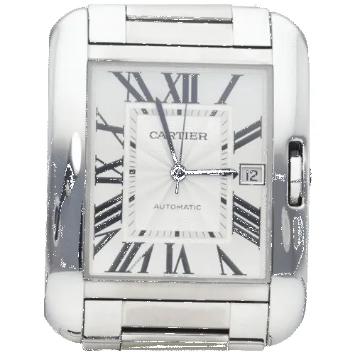 Cartier Tank Anglaise XL - Montre homme automatique en acier sold by 58 Facettes