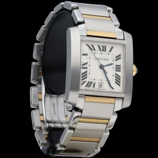 Cartier Montre Tank Francaise Moyen Or Acier sold by 58 Facettes product image thumbnail 5