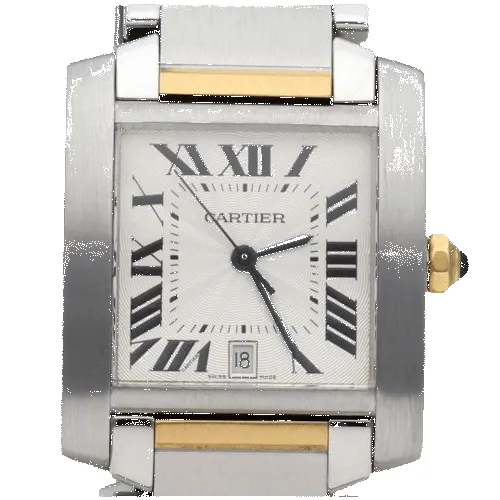 Cartier Montre Tank Francaise Moyen Or Acier sold by 58 Facettes